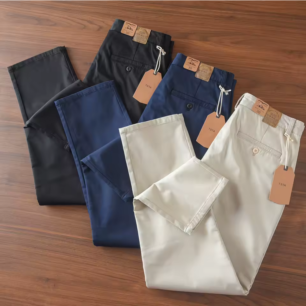 Kit 4 Calças Urban Masculina de Sarja - ÚLTIMAS UNIDADES