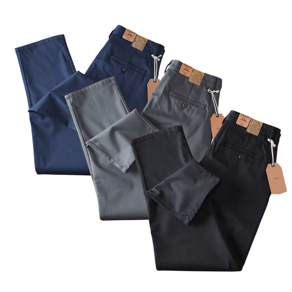 Kit 4 Calças Urban Masculina de Sarja - ÚLTIMAS UNIDADES